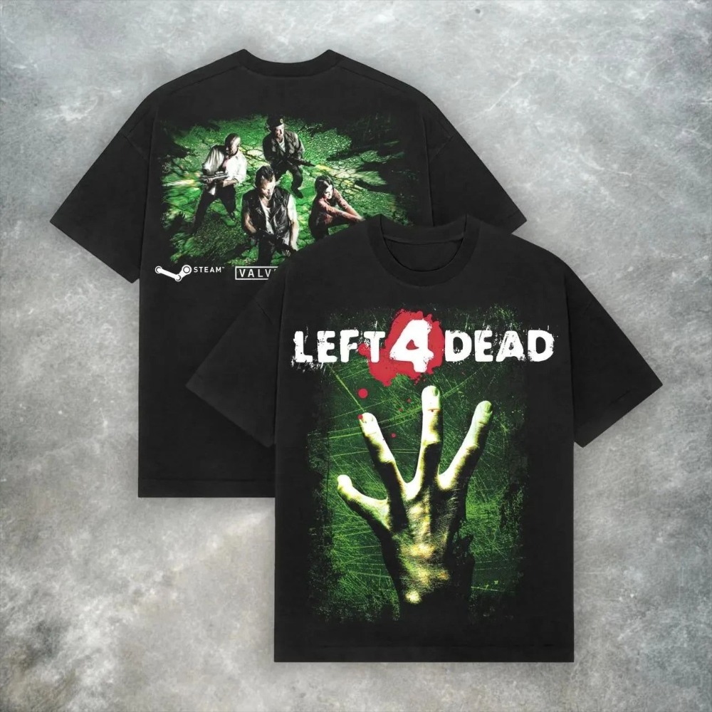 Women Fashion Video - Kaos Left 4 Dead Valve Tee