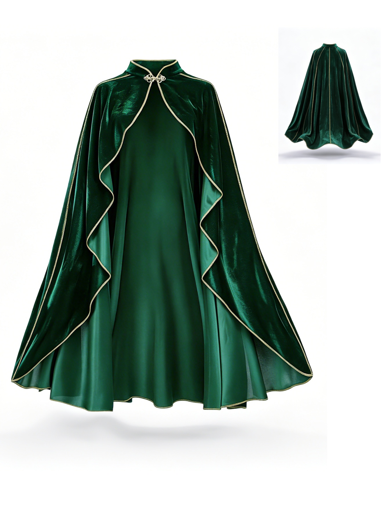 Velvet Blazer Women - Jubah Beludru Hijau Vintage Wanita dengan
