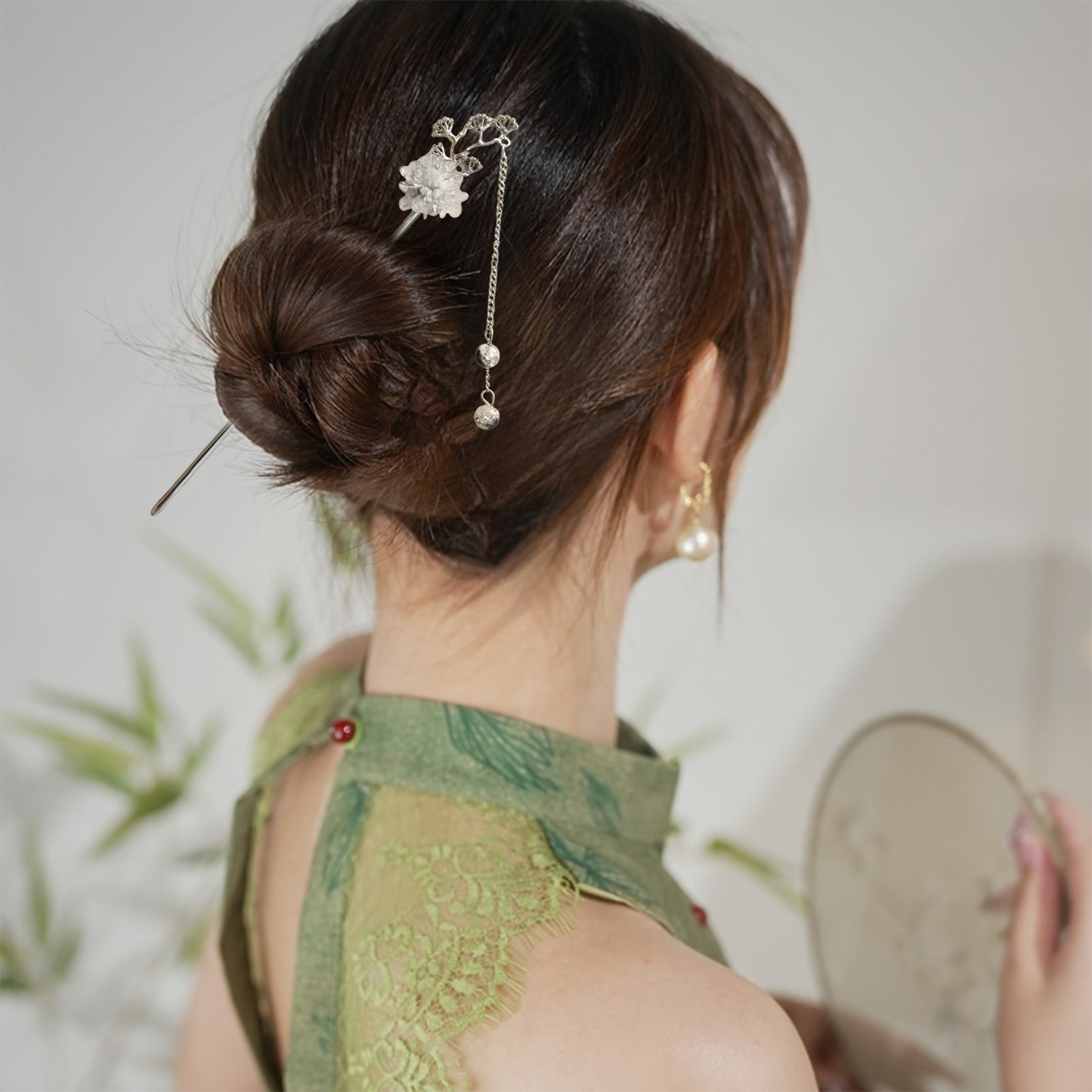 Women Fashion Hub - Tusuk Konde Bunga Elegan, Jepit Rambut