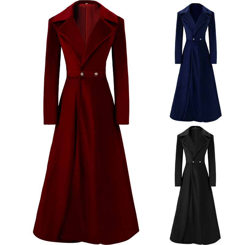 Velvet Blazer Women - Jas Trench Wanita Abad ke-19 dengan
