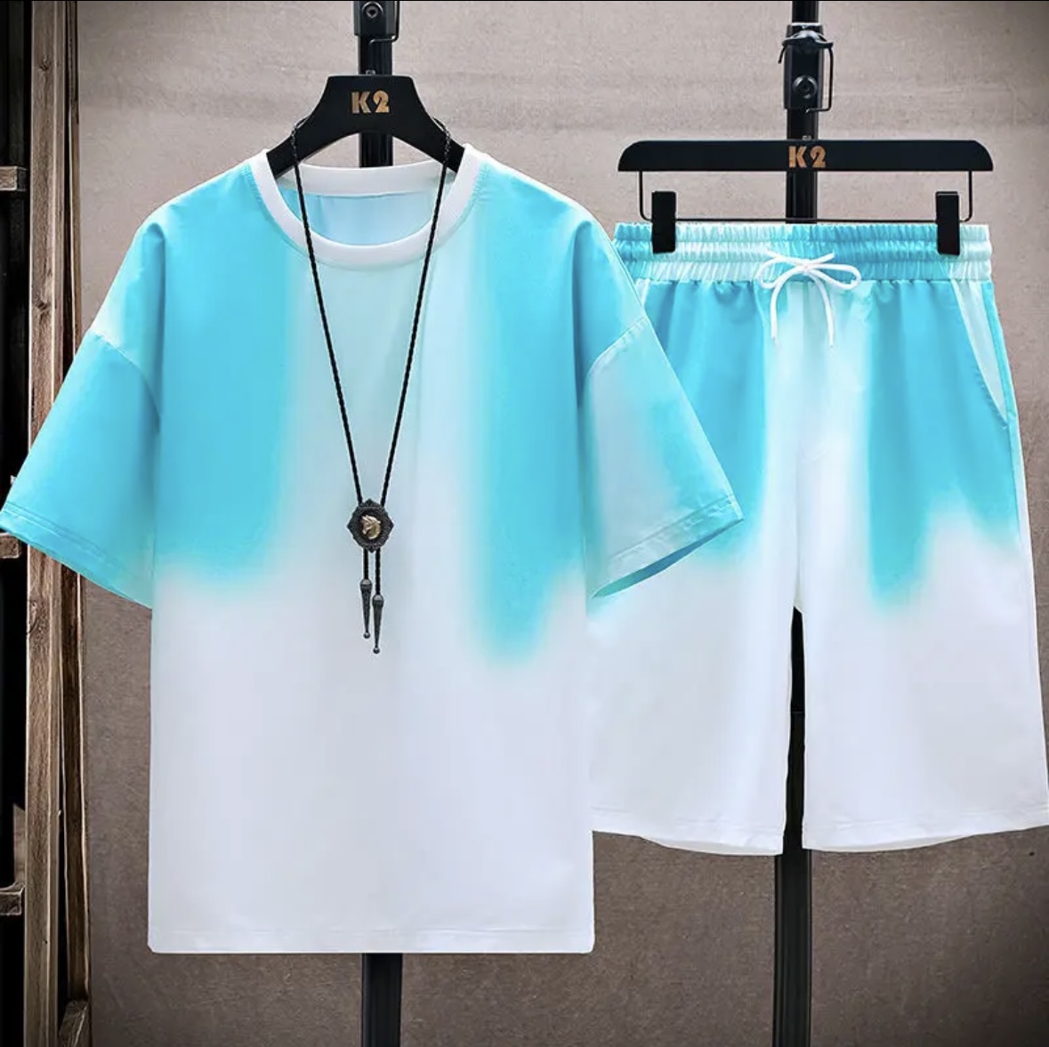 Women'S Fashion Tops - Setelan sutra es musim panas terlaris