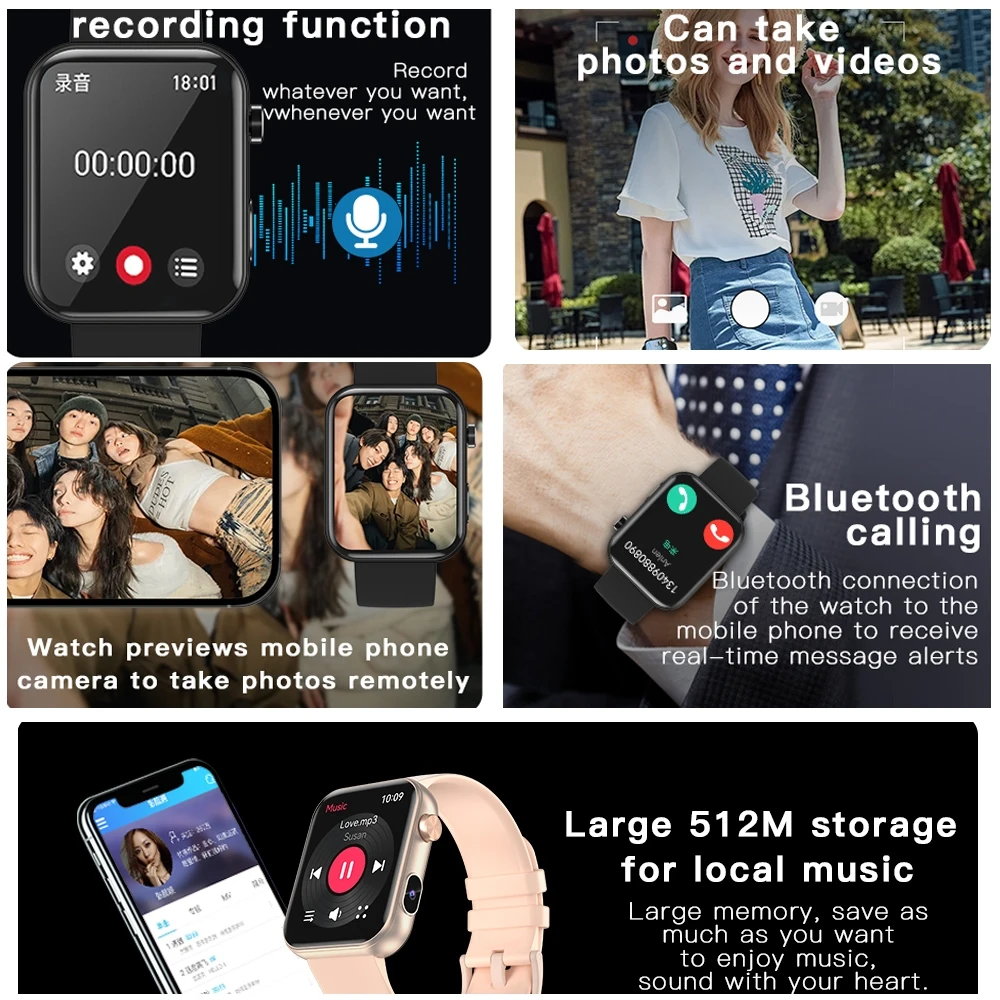 Jam Tangan Pintar Perekam Vide - Women Fashion Video ulasan dan harga