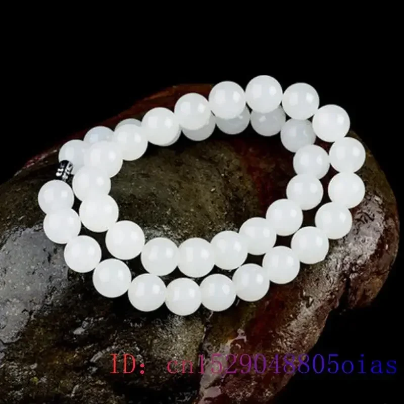 Kalung Manik-manik Giok Putih  - Women Fashion Hub ulasan dan harga