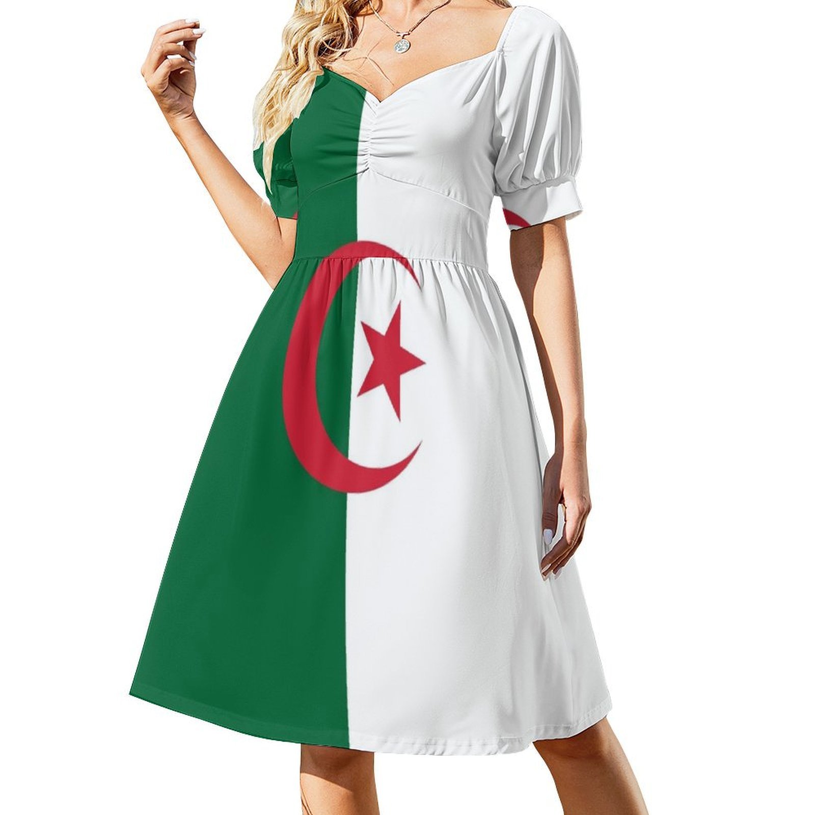Gaun Boho Chic Bergaya Bendera - Women Fashion Gown ulasan dan harga
