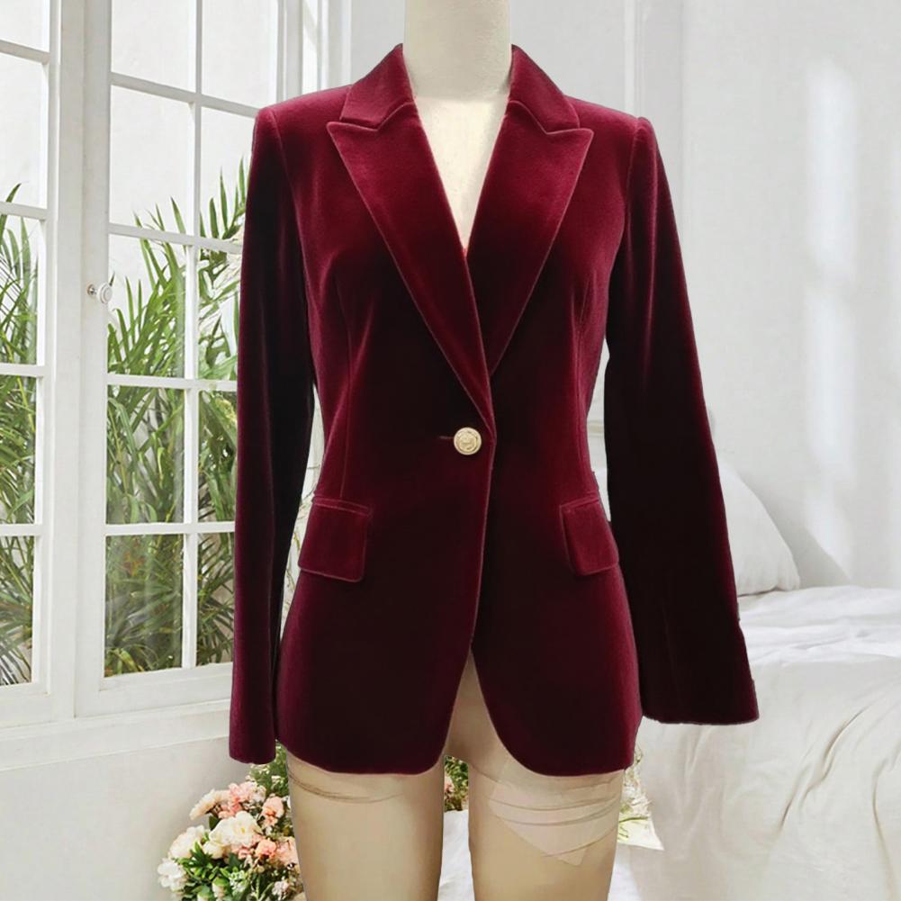 Jas Tuxedo Wanita Ukuran Besar - Velvet Blazer Women ulasan dan harga