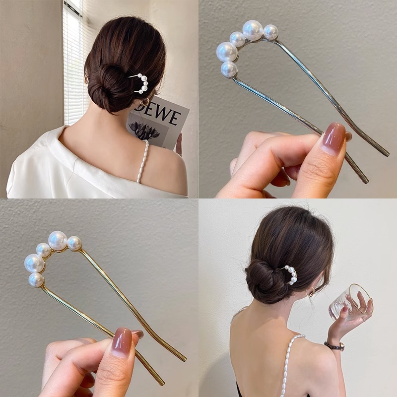 Jepit Rambut Bentuk U Vintage  - Women Fashion Hub ulasan dan harga