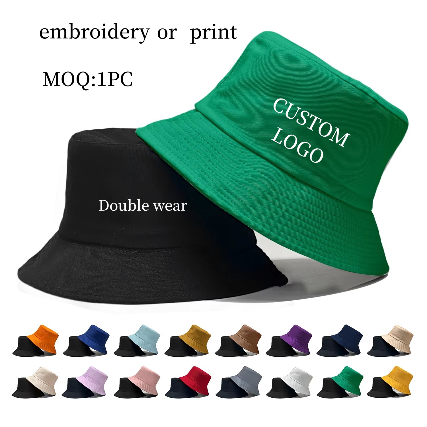 Topi Bucket Nelayan Logo Kusto - Bucket Hat Women ulasan dan harga