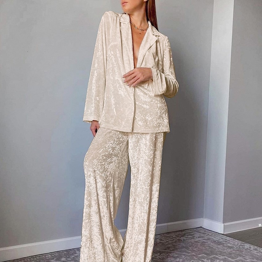 Piyama Lounge Pj Nightwear Vel - Velvet Blazer Women ulasan dan harga