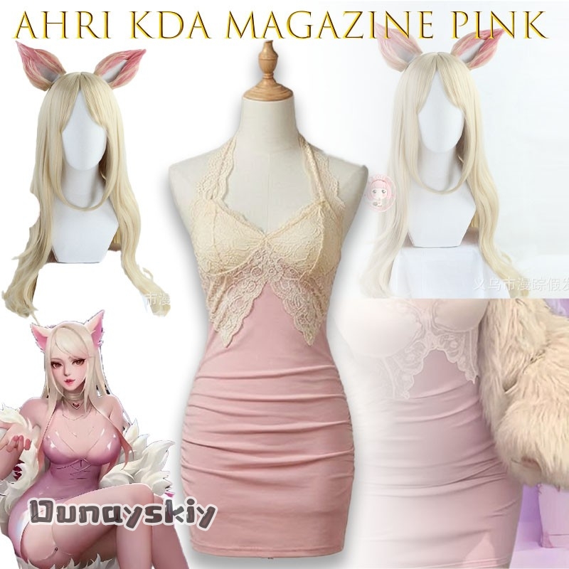 Gaun Cosplay Panggung Merah Mu - Women'S Fashion Magazines ulasan dan harga