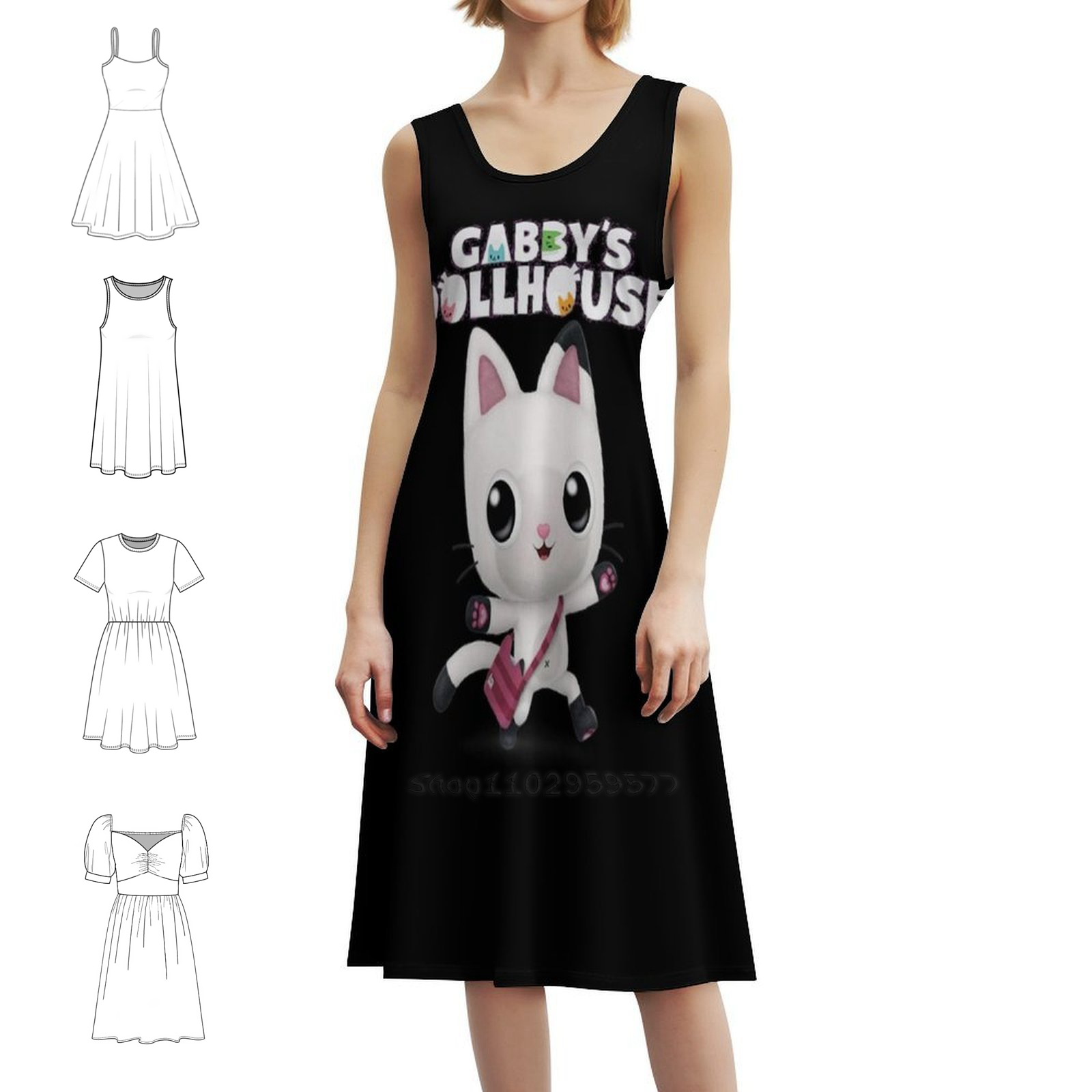 Gaun Boho Chic Gabby Dollhouse - Women Fashion Gown ulasan dan harga